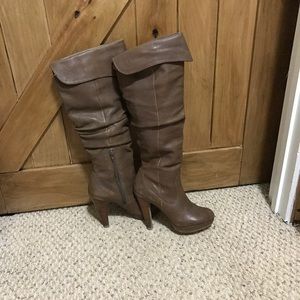 Jessica Simpson Leather Over the Knee Boots